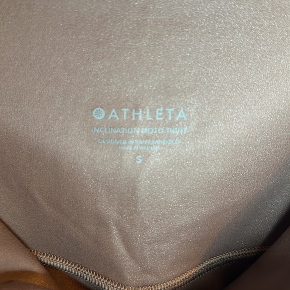 Athleta Inclination Moto Tight women’s size S - brown - Picture 3 of 4